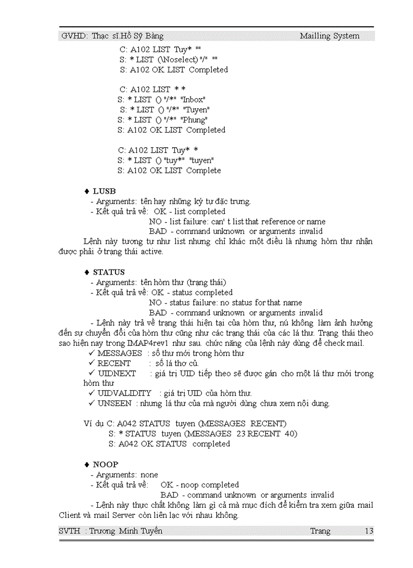 image for page Tổng quan về email và các giao thức mail