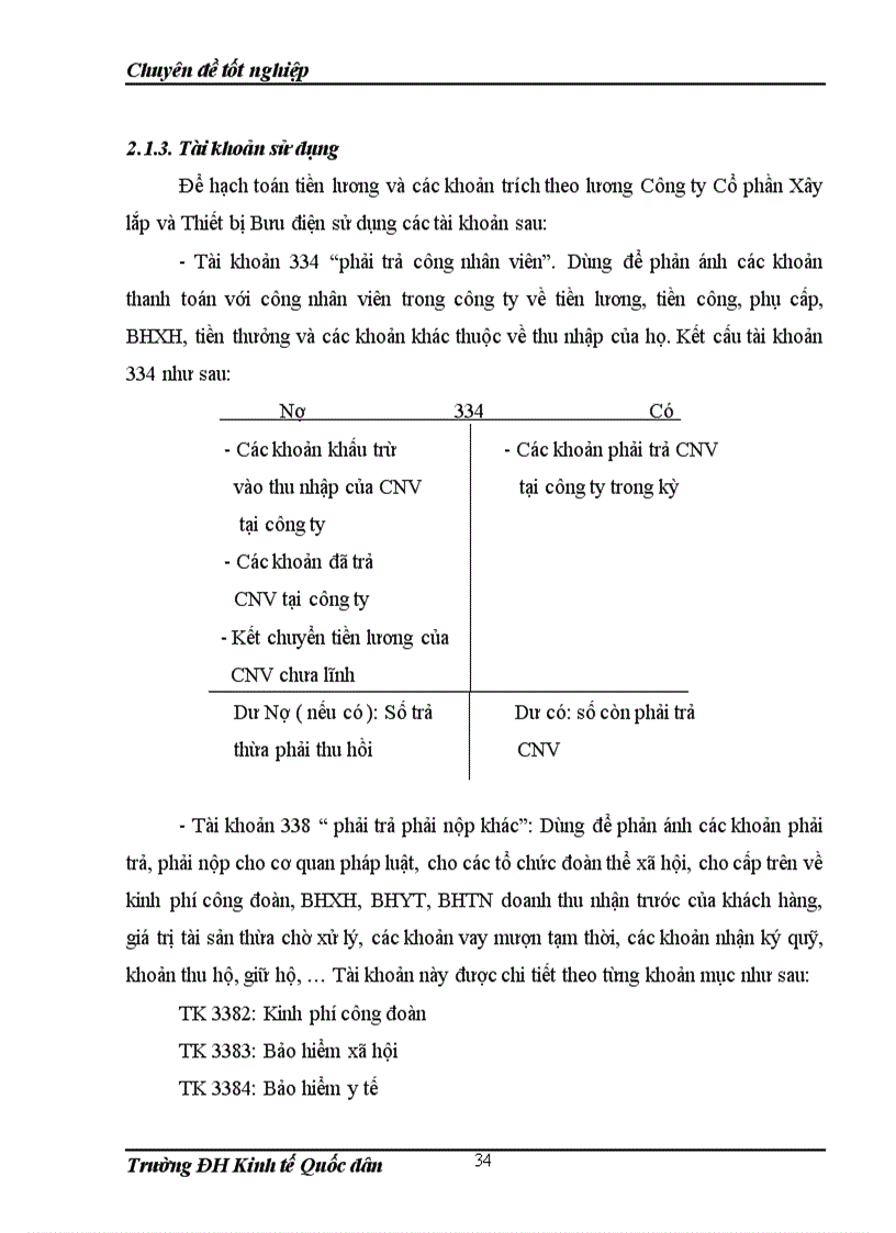 image for page Hoàn thiện kế toán tiền lương và các khoản trích theo lương tại Công ty Cổ phần Xây lắp và Thiết bị Bưu điện 1