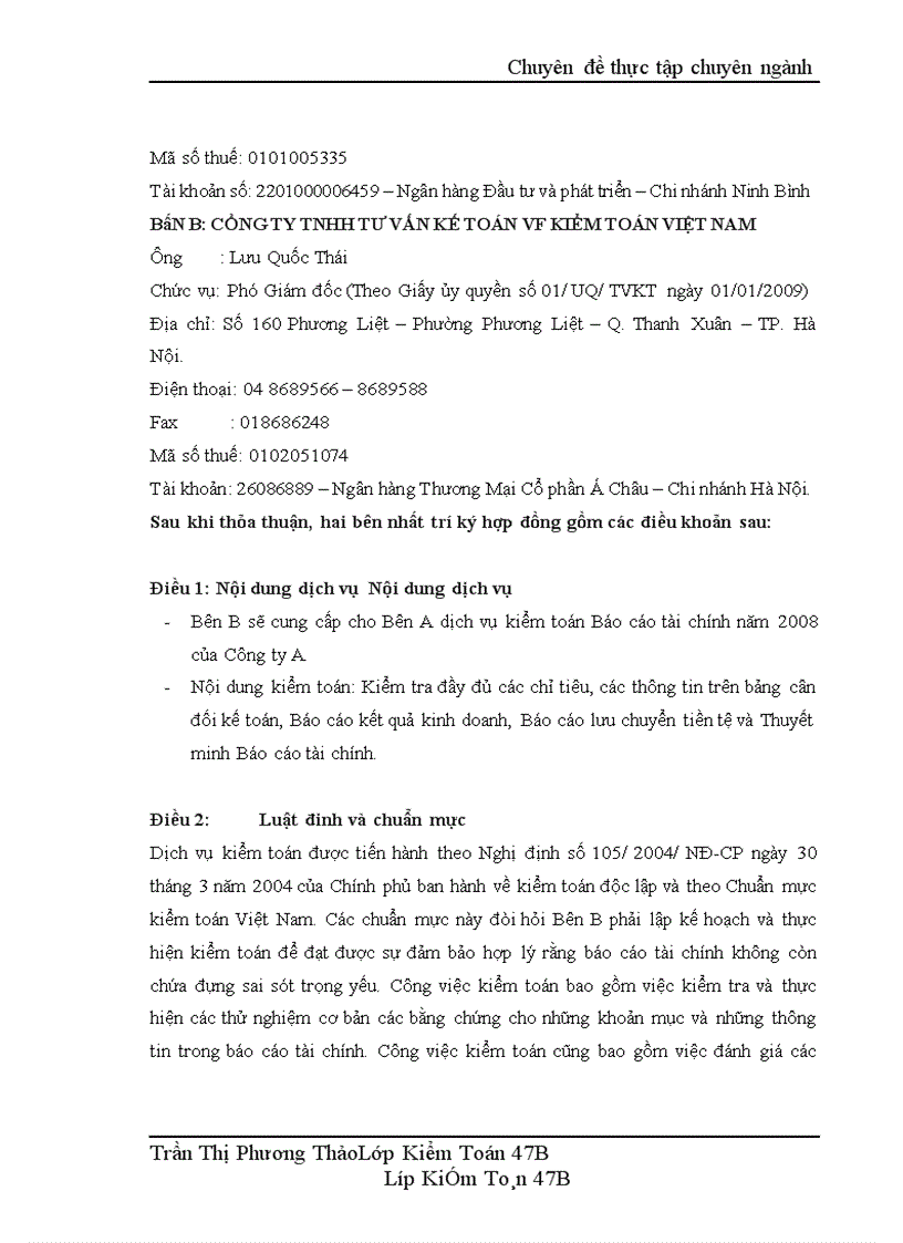 image for page Hoàn thiện quy trình lập kế hoạch kiểm toán báo cáo tài chính tại Công ty TNHH Tư vấn Kế toán Kiểm toán Việt Nam AVA 1