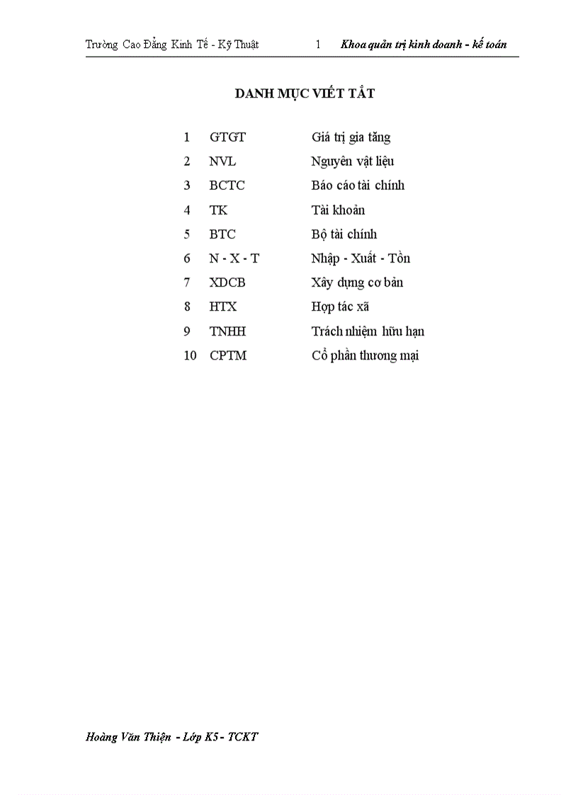 image for page Hoàn thiện công tác kế toán nguyên vật liệu tại Công ty Khoáng sản và thương mại Thành Phát