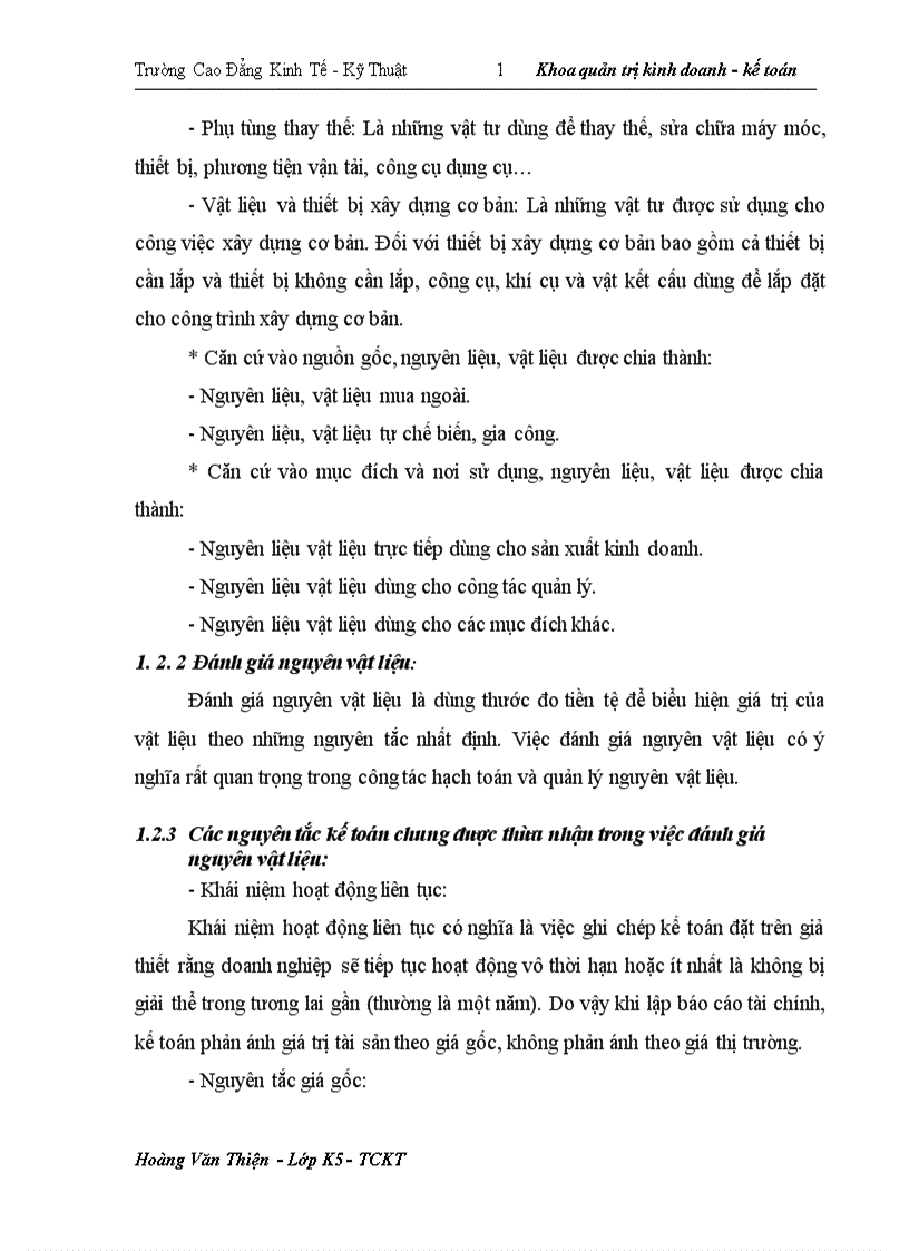 image for page Hoàn thiện công tác kế toán nguyên vật liệu tại Công ty Khoáng sản và thương mại Thành Phát