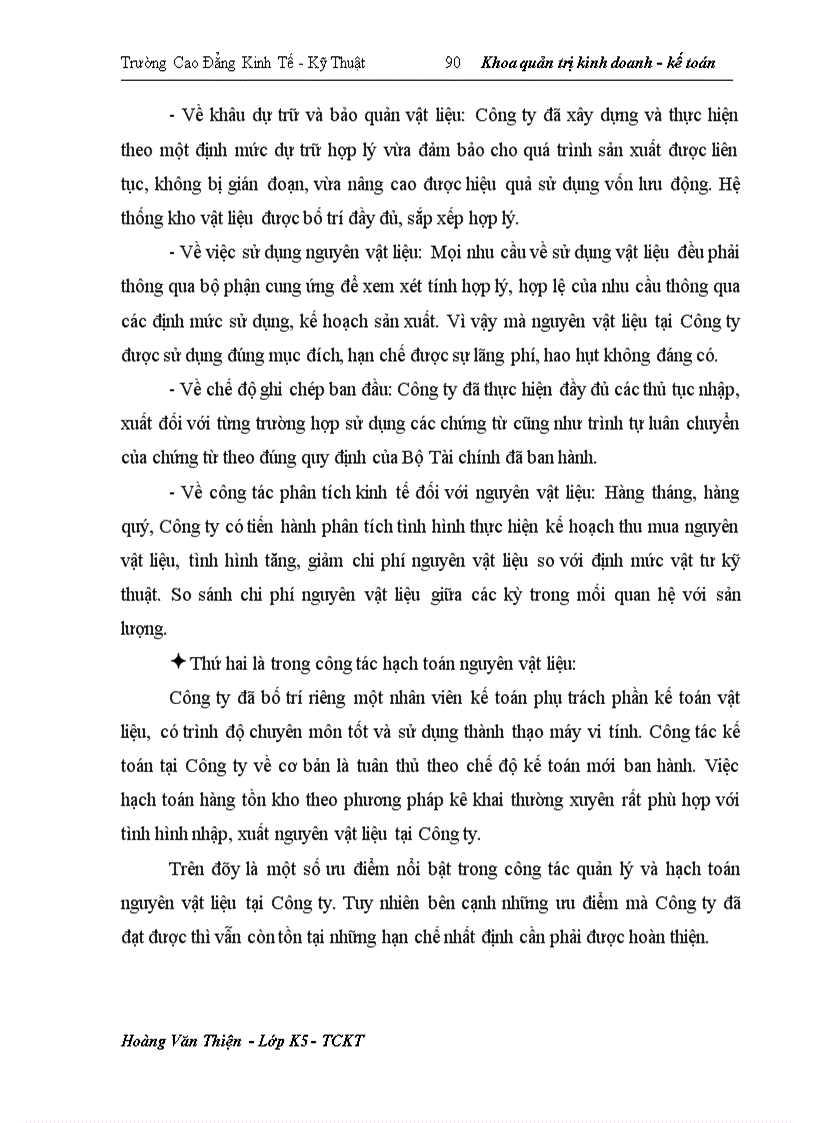 image for page Hoàn thiện công tác kế toán nguyên vật liệu tại Công ty Khoáng sản và thương mại Thành Phát