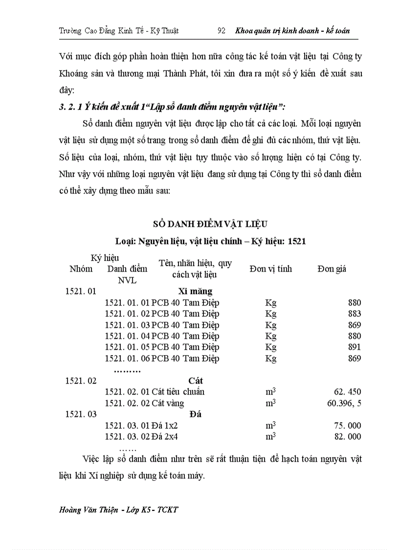 image for page Hoàn thiện công tác kế toán nguyên vật liệu tại Công ty Khoáng sản và thương mại Thành Phát