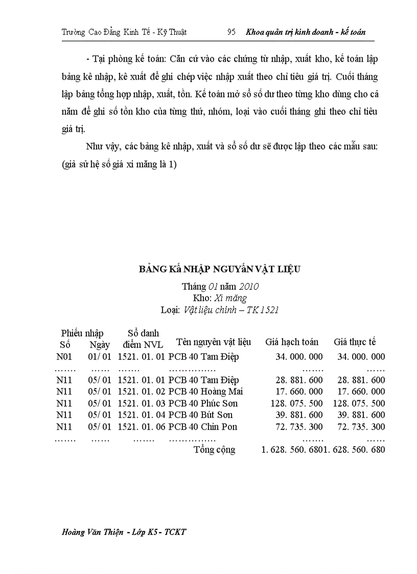image for page Hoàn thiện công tác kế toán nguyên vật liệu tại Công ty Khoáng sản và thương mại Thành Phát