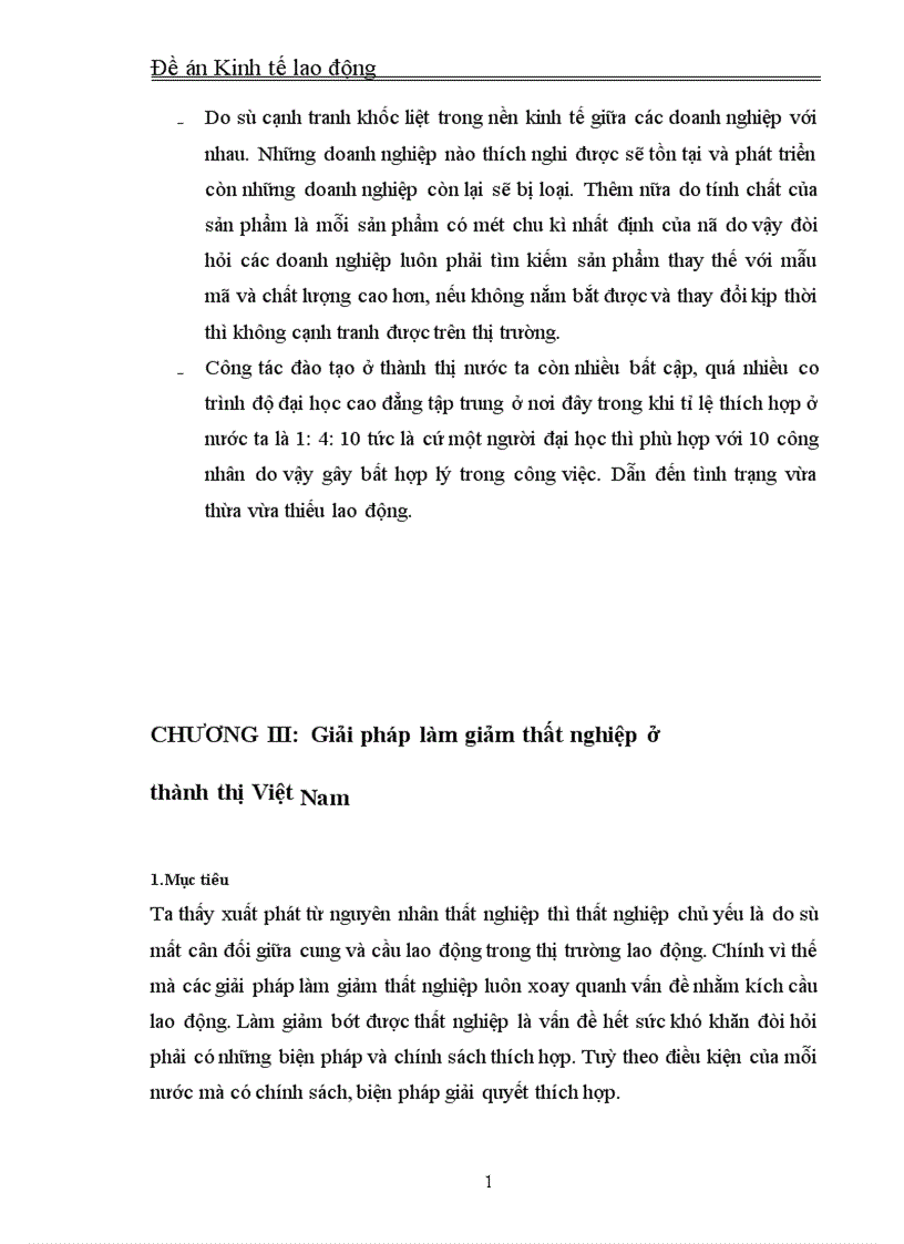 image for page Thực trạng và giải pháp làm giảm thất nghiệp ở thành thị Việt Nam