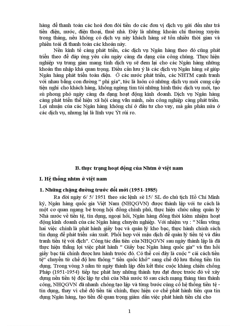 image for page Thực trạng hoạt động của Nhtm ở việt nam