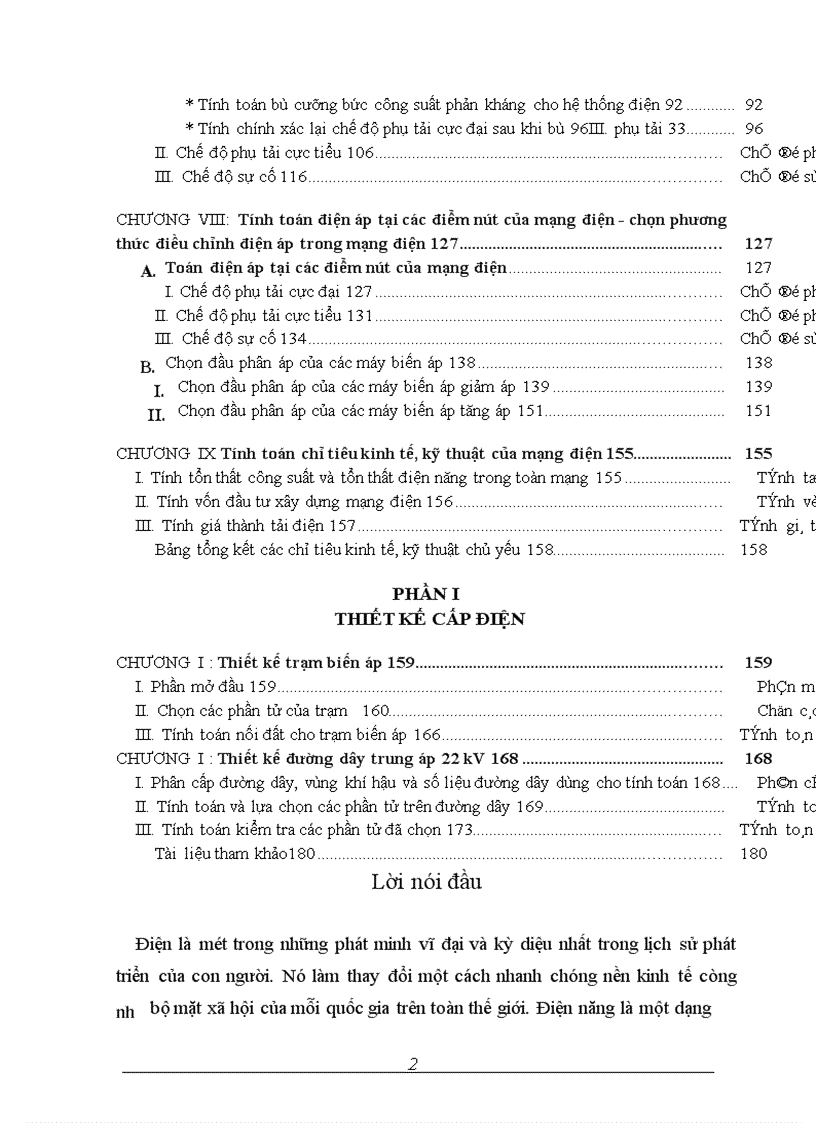 image for page Tính toán điện áp tại các điểm nút của mạng điện chọn phương thức điều chỉnh điện áp trong mạng điện