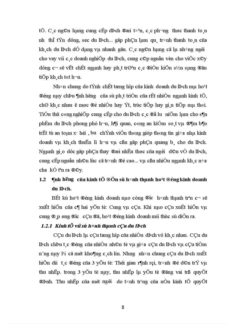 image for page Ảnh hưởng của tình hình kinh tế chính trị đến sự phát triển du lịch ở Việt Nam