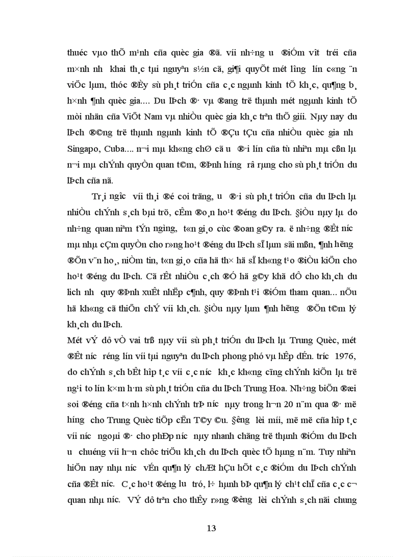 image for page Ảnh hưởng của tình hình kinh tế chính trị đến sự phát triển du lịch ở Việt Nam