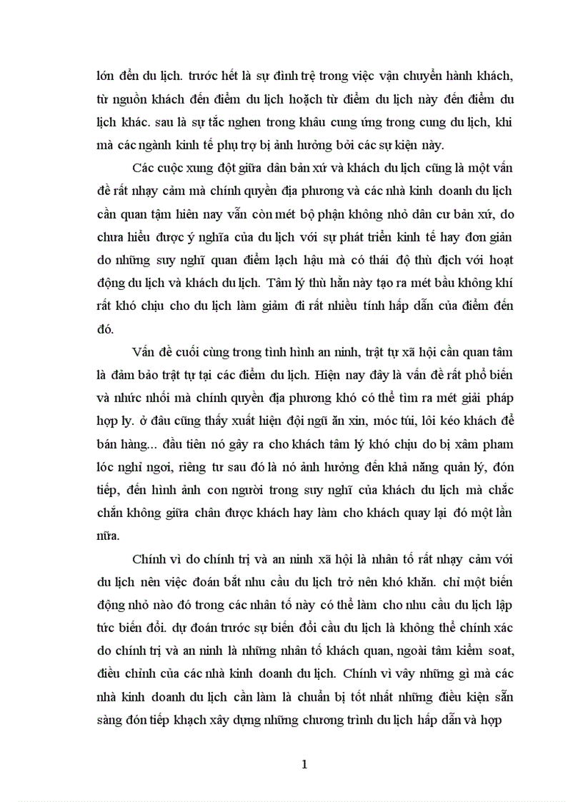 image for page Ảnh hưởng của tình hình kinh tế chính trị đến sự phát triển du lịch ở Việt Nam