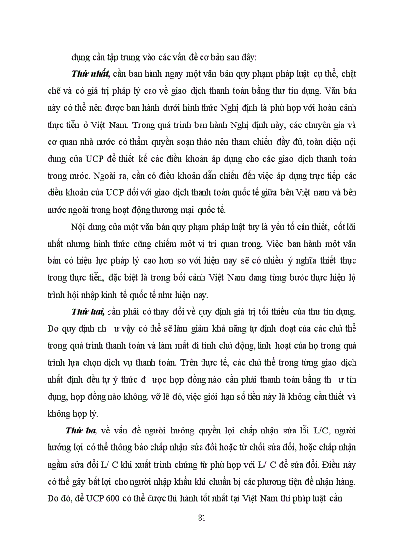 image for page Ca c quy đi nh pha p luâ t cu a Viê t Nam trong thanh toa n quô c tê bă ng thư ti n du ng