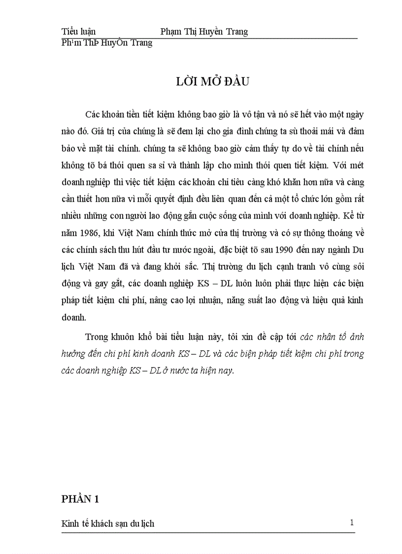 image for page các nhân tố ảnh hưởng đến chi phí kinh doanh KS DL và các biện pháp tiết kiệm chi phí trong các doanh nghiệp KS DL ở nước ta hiện nay 1