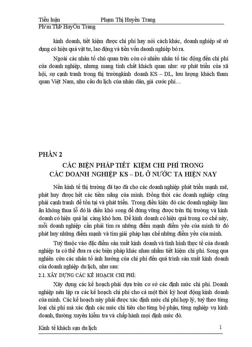 image for page các nhân tố ảnh hưởng đến chi phí kinh doanh KS DL và các biện pháp tiết kiệm chi phí trong các doanh nghiệp KS DL ở nước ta hiện nay 1