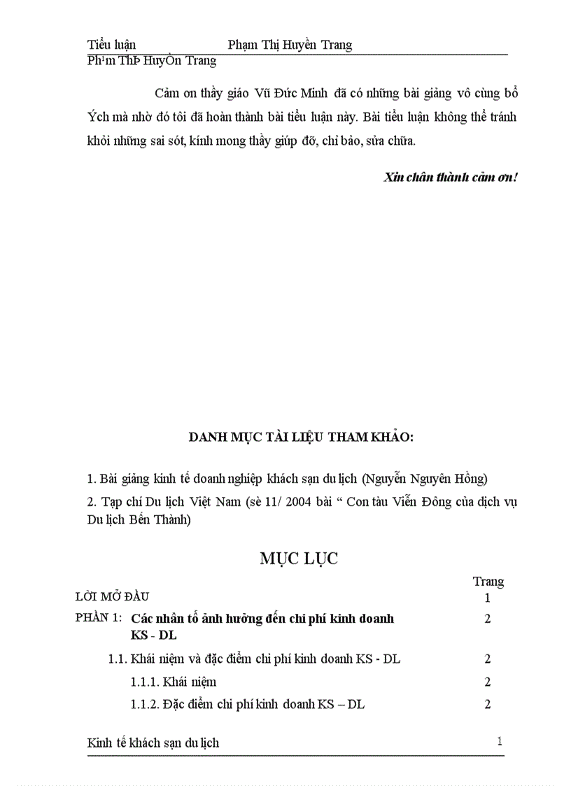 image for page các nhân tố ảnh hưởng đến chi phí kinh doanh KS DL và các biện pháp tiết kiệm chi phí trong các doanh nghiệp KS DL ở nước ta hiện nay 1
