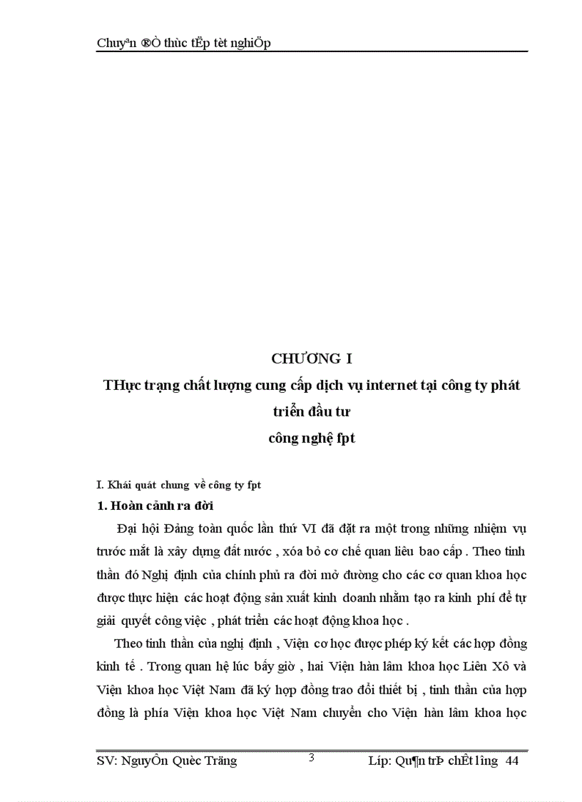 image for page Một số giải pháp nâng cao chất lượng cung cấp dịch vụ Internet tại Công ty phát triển đầu tư công nghệ FPT