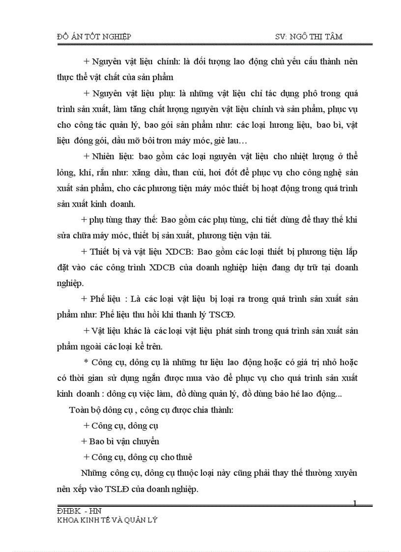 image for page Phân tích tình hình cung ứng dự trữ và sử dụng vật tư và một số biện pháp nâng cao tình hình cung ứng dự trữ và sử dụng vật tư tại Công ty cao su sao vàng 1