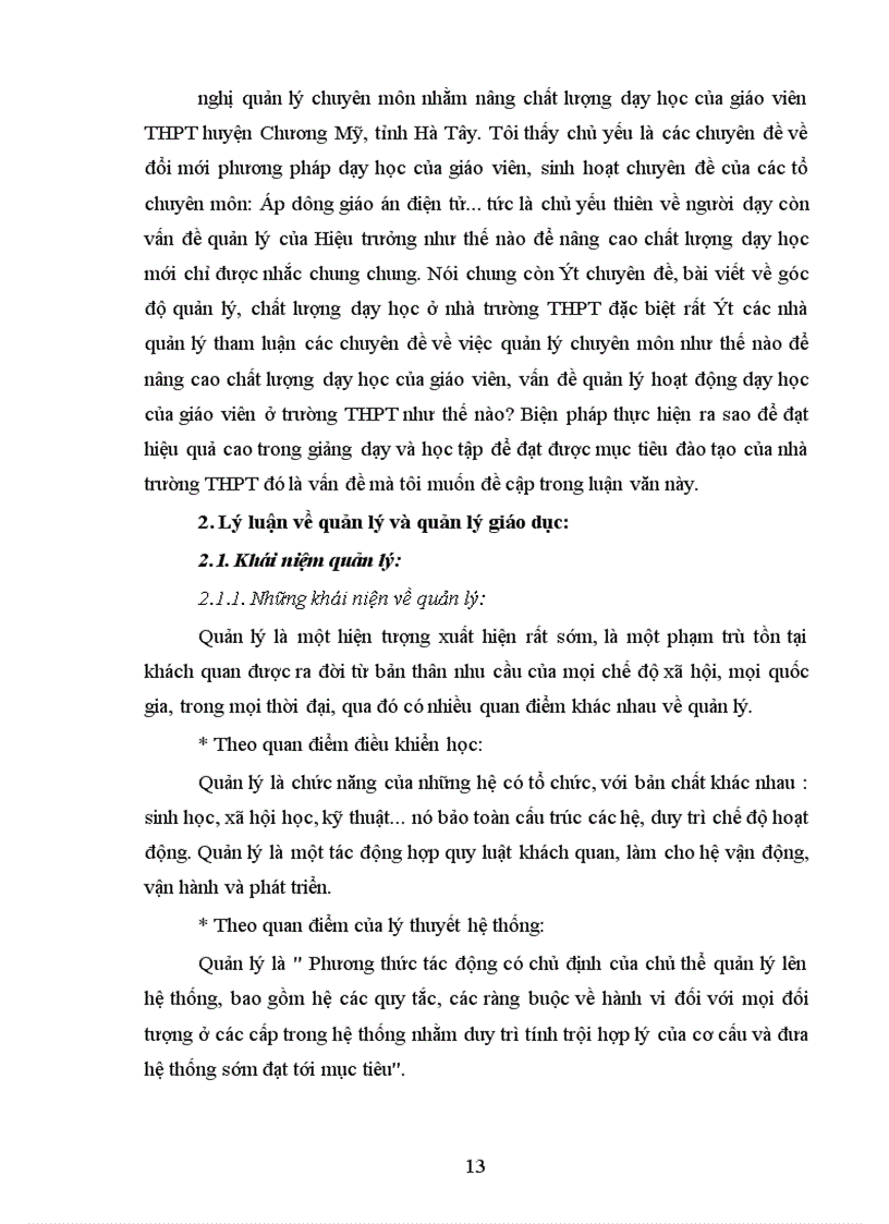 image for page Một số biện pháp quản lý chuyên môn của Hiệu trưởng nhằm nâng cao chất lượng dạy học của giáo viên THPT huyện Chương Mỹ tỉnh Hà Tây 1