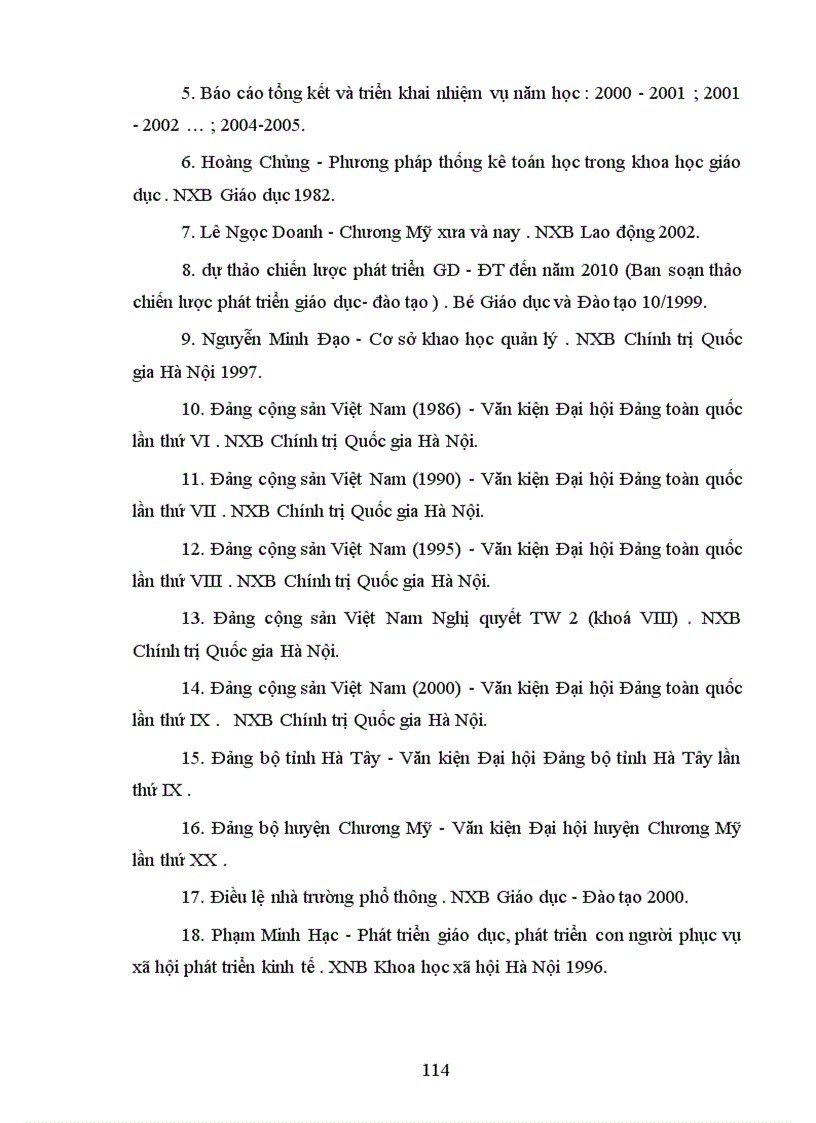 image for page Một số biện pháp quản lý chuyên môn của Hiệu trưởng nhằm nâng cao chất lượng dạy học của giáo viên THPT huyện Chương Mỹ tỉnh Hà Tây 1