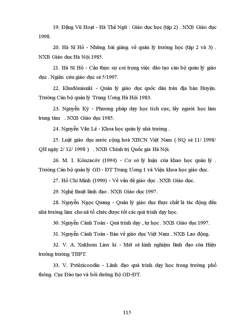 image for page Một số biện pháp quản lý chuyên môn của Hiệu trưởng nhằm nâng cao chất lượng dạy học của giáo viên THPT huyện Chương Mỹ tỉnh Hà Tây 1