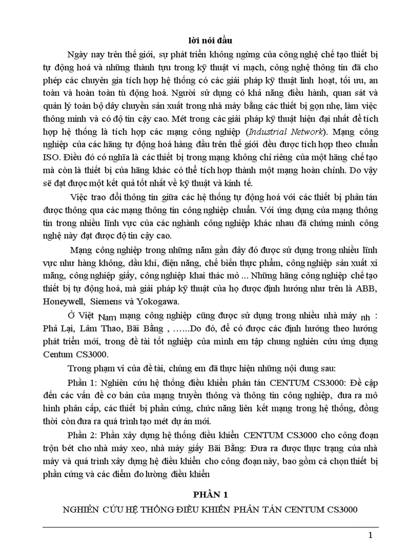 image for page Ứng dụng Centum CS3000