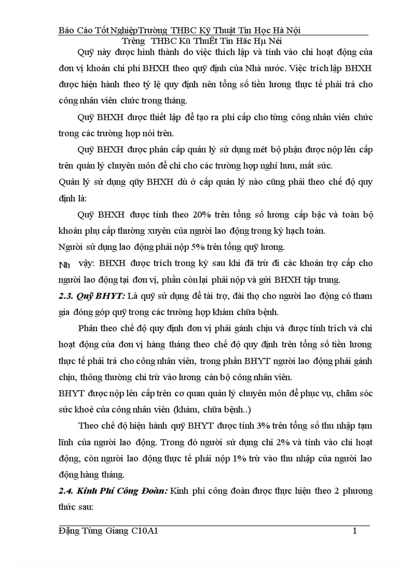 image for page Kế toán tiền lương và các khoản trích nộp theo lương BHXH BHYT