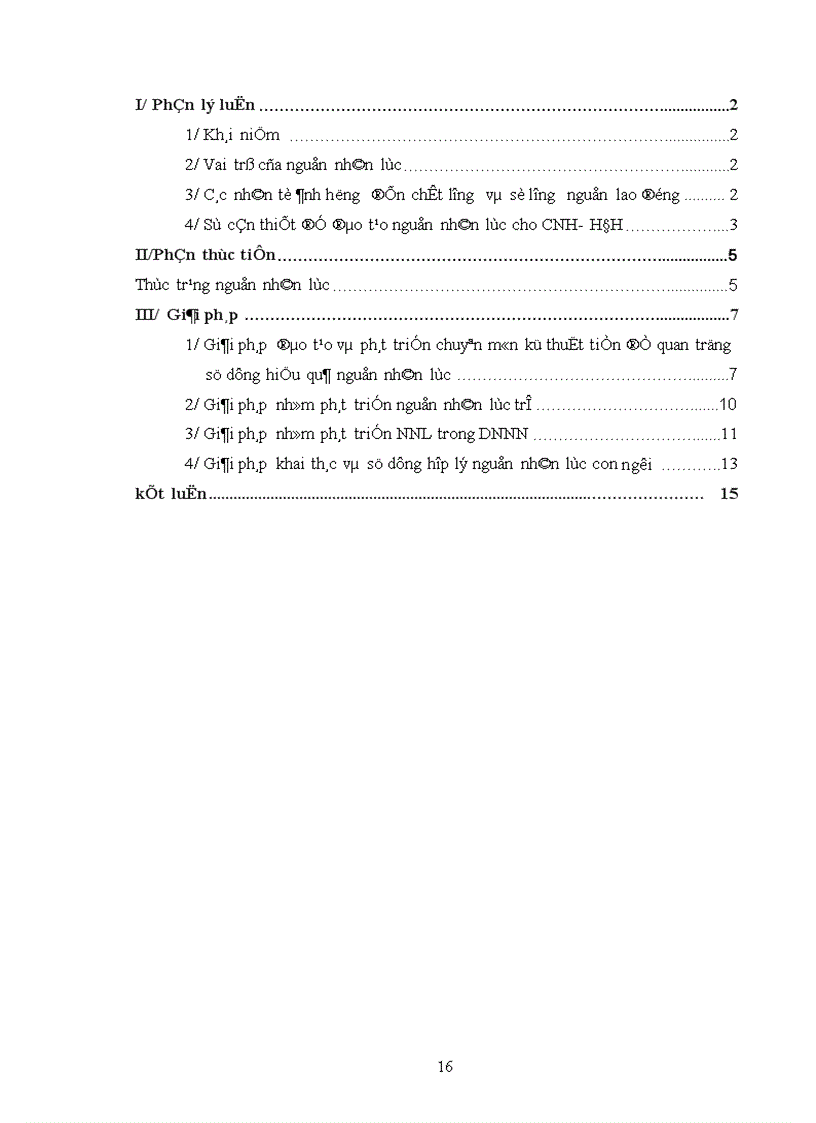 image for page Nguồn nhân lực cho CNH HĐH
