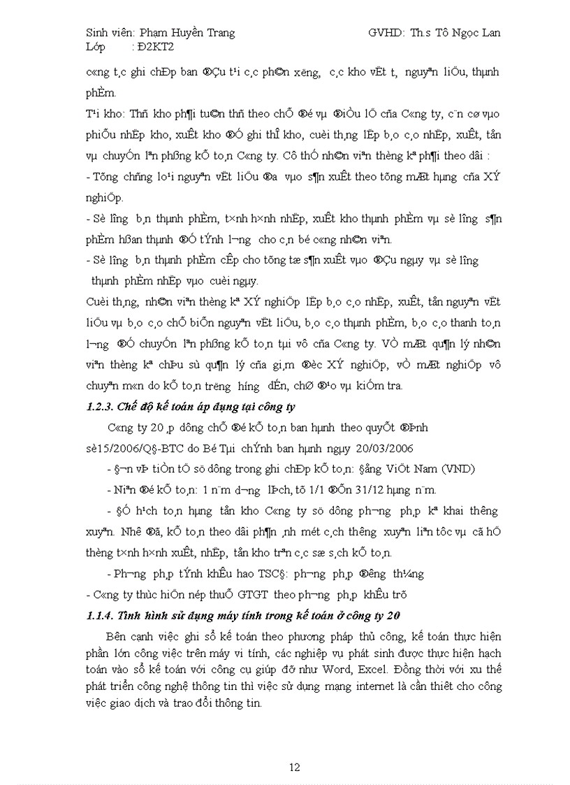 image for page Kế toán nguyên vật liệu công cụ dụng cụ tổng Công ty 20 Tổng cục Hậu cần Bộ Quốc phòng