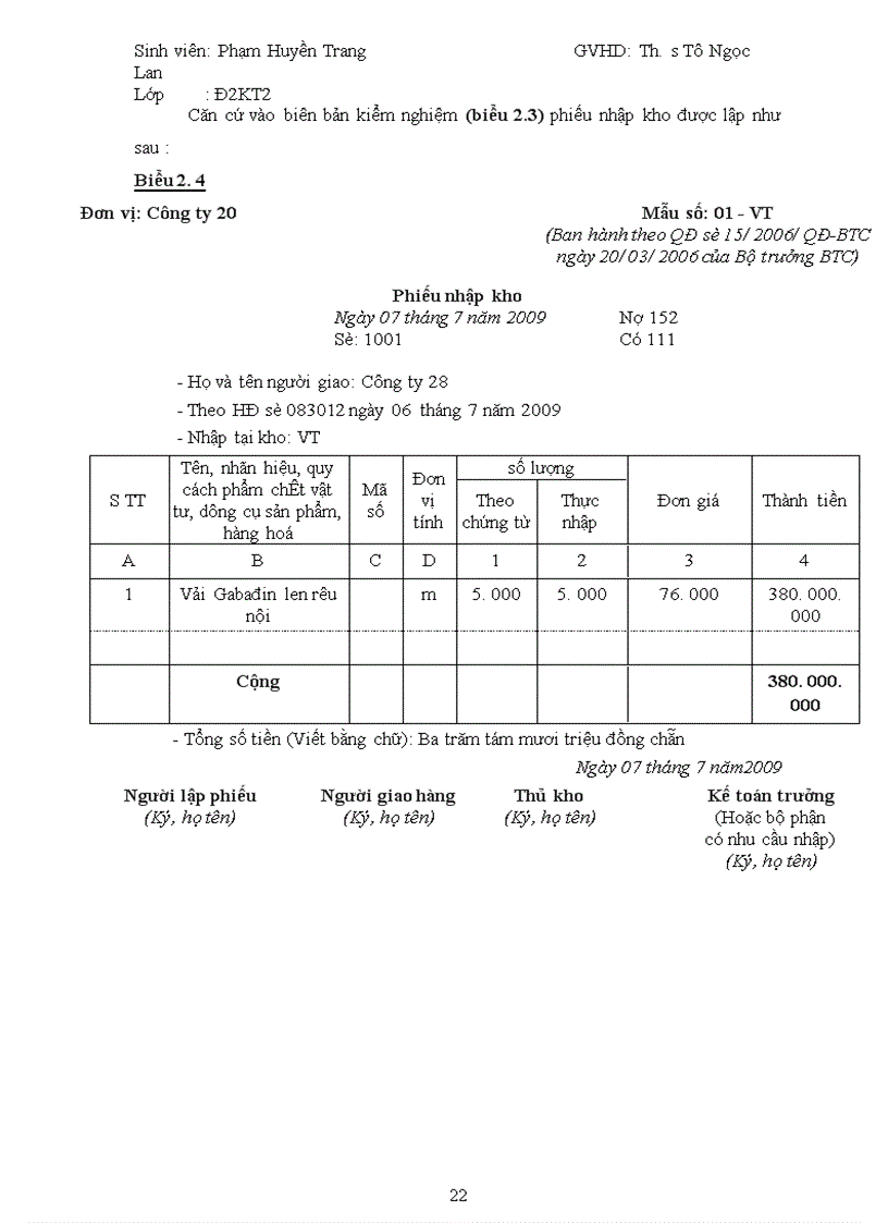 image for page Kế toán nguyên vật liệu công cụ dụng cụ tổng Công ty 20 Tổng cục Hậu cần Bộ Quốc phòng