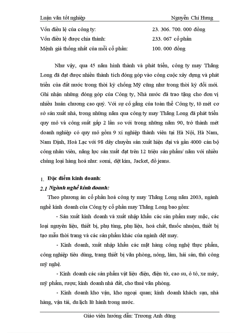image for page Hoàn thiện công tác kế toán tập hợp chi phí sản xuất và tính giá thành sản phẩm tại Công ty cổ phần May Thăng Long 1