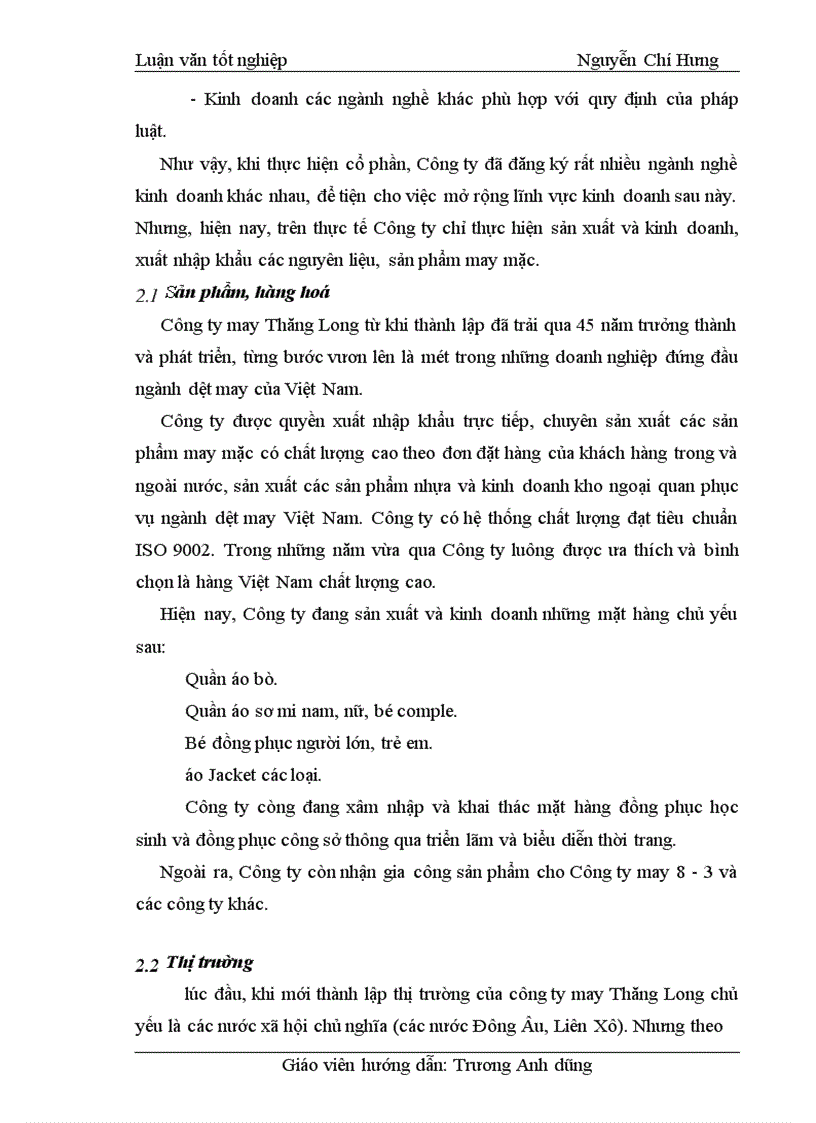 image for page Hoàn thiện công tác kế toán tập hợp chi phí sản xuất và tính giá thành sản phẩm tại Công ty cổ phần May Thăng Long 1