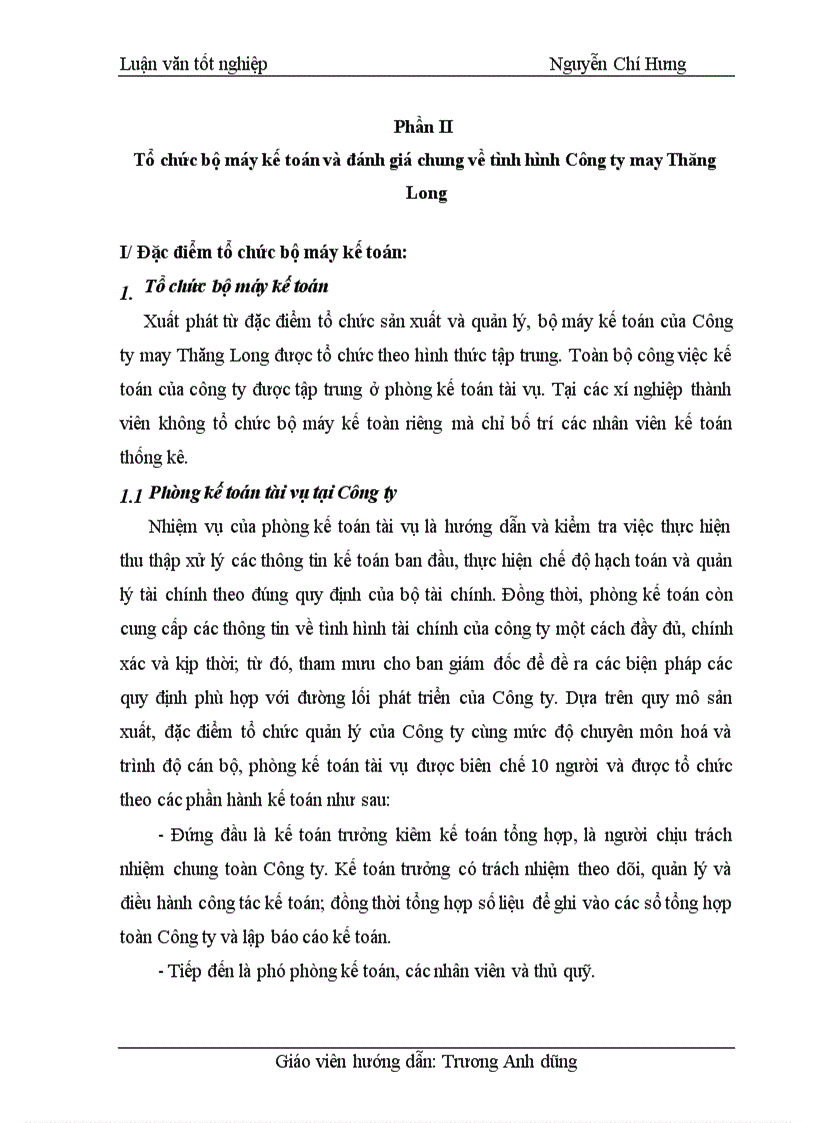 image for page Hoàn thiện công tác kế toán tập hợp chi phí sản xuất và tính giá thành sản phẩm tại Công ty cổ phần May Thăng Long 1