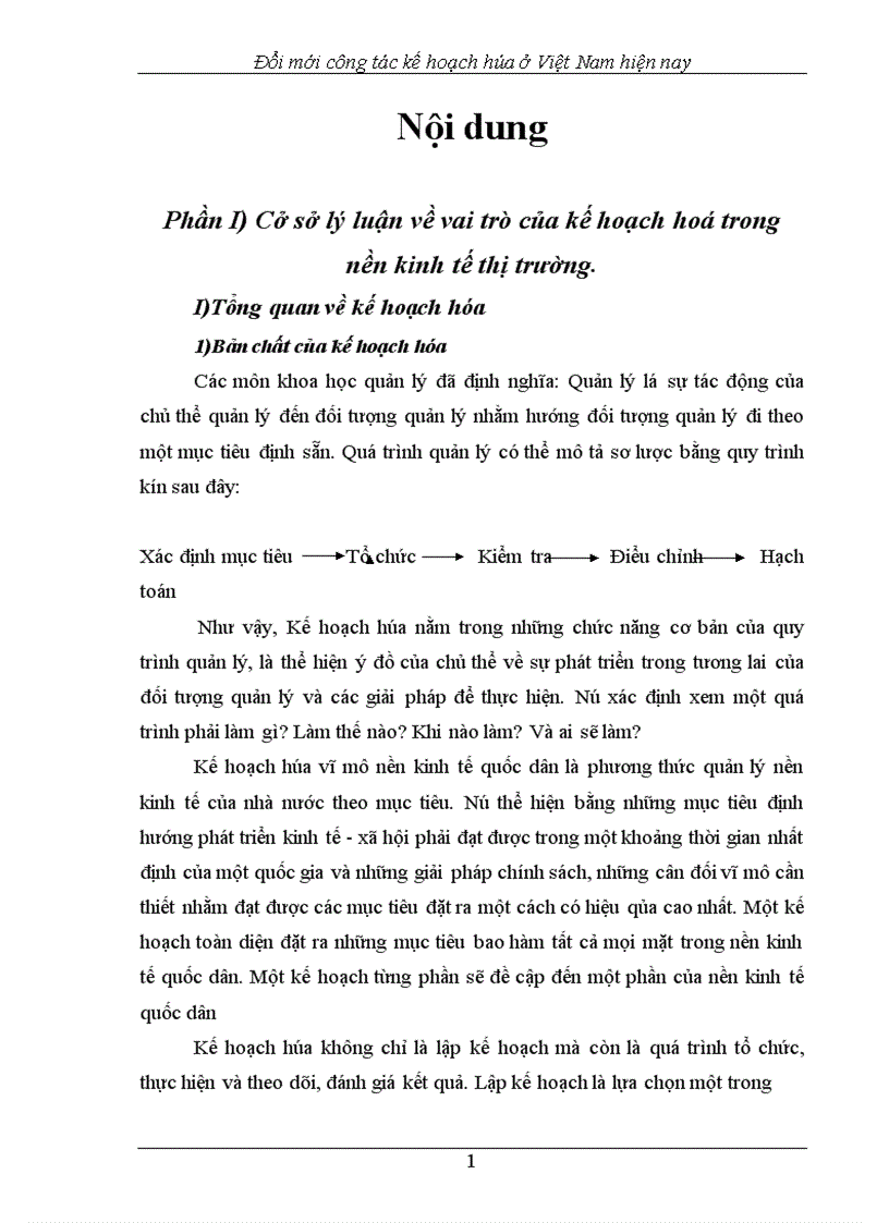 image for page Đổi mới công tác kế hoạch hoá ở Việt Nam hiện nay