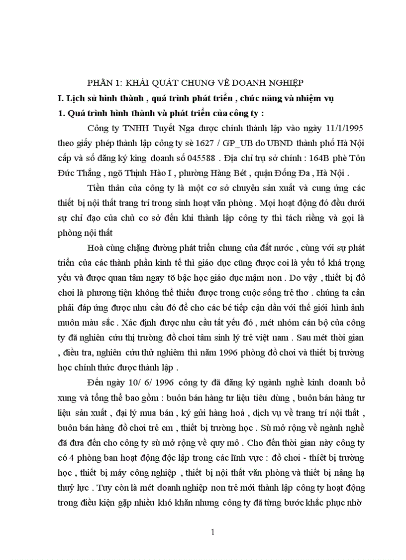 image for page Báo cáo thực tập tổng hợp tại công ty TNHH Tuyết Nga