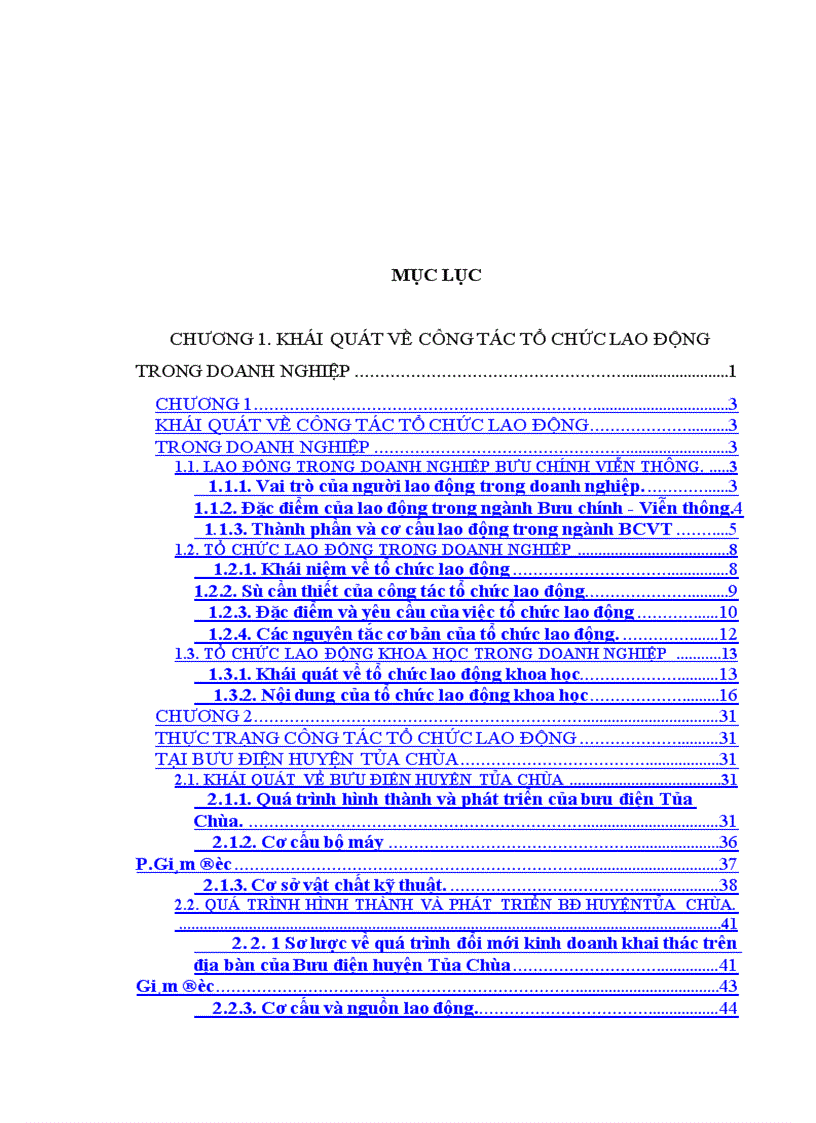 image for page Các biện pháp hoàn thiện công tác tổ chức lao động tại Bưu điện huyện Tủa chùa 1