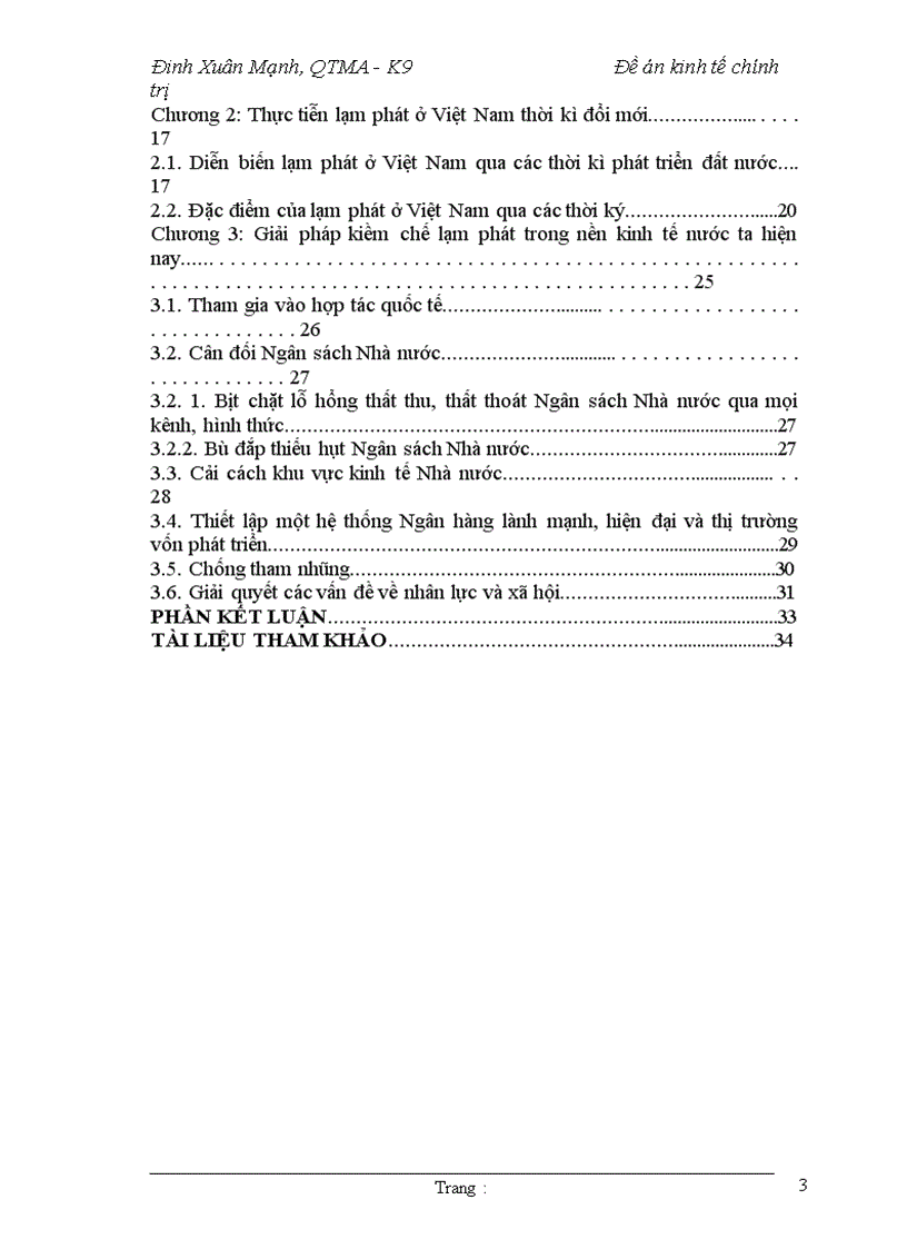 image for page Lạm phát và biện pháp chống lạm phát ở nước ta hiện nay 1