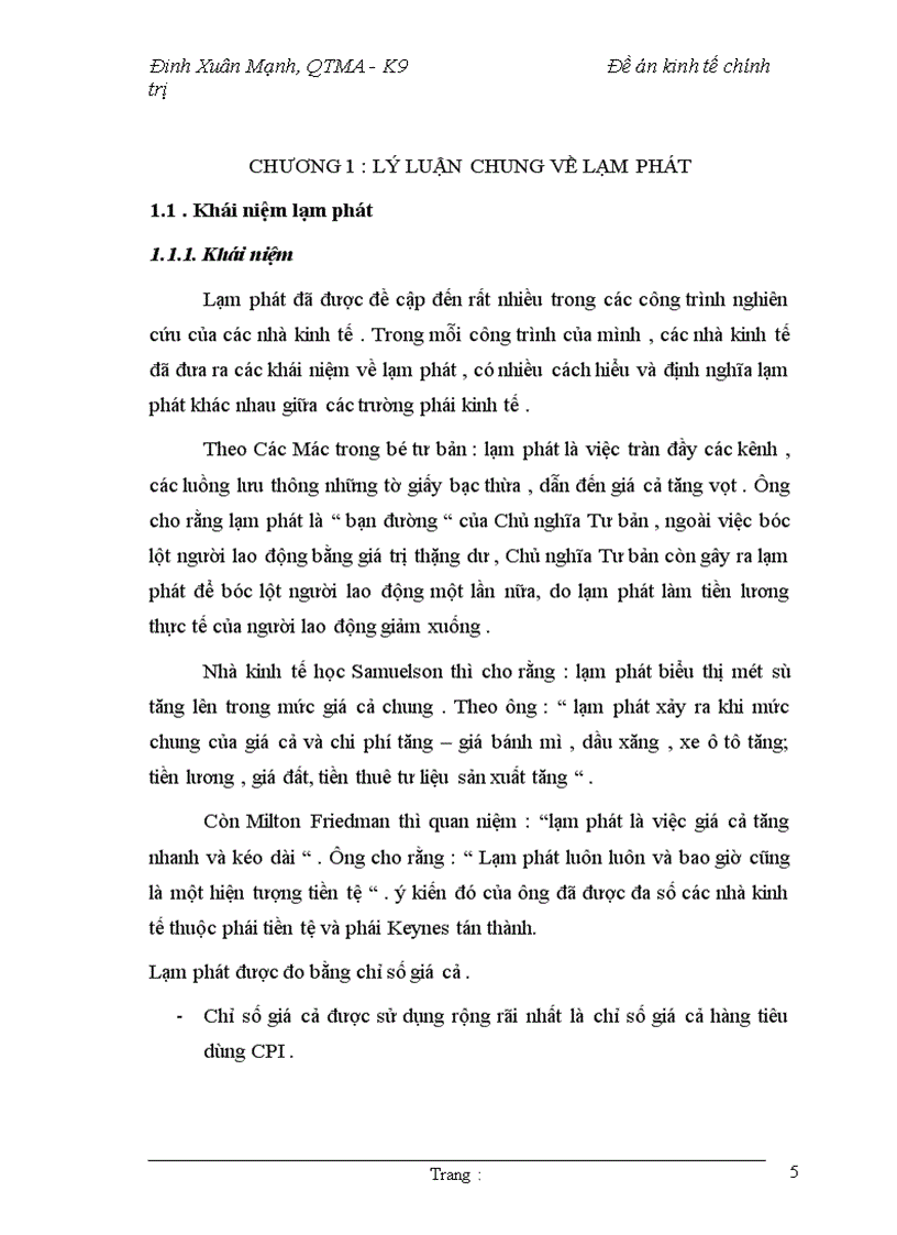 image for page Lạm phát và biện pháp chống lạm phát ở nước ta hiện nay 1