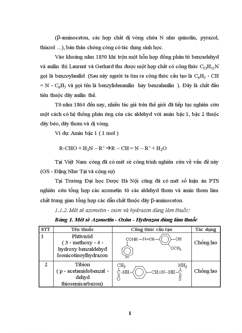 image for page Tổng hợp một số dẫn xuất ngưng tụ chứa N của tetracyclin gồm Một hợp chất oxim một hợp chất azometin và 3 hợp chất hydrazon sau đó sơ bộ thăm dò tác dụng kháng khuẩn kháng nấm của những chất tổng hợp được