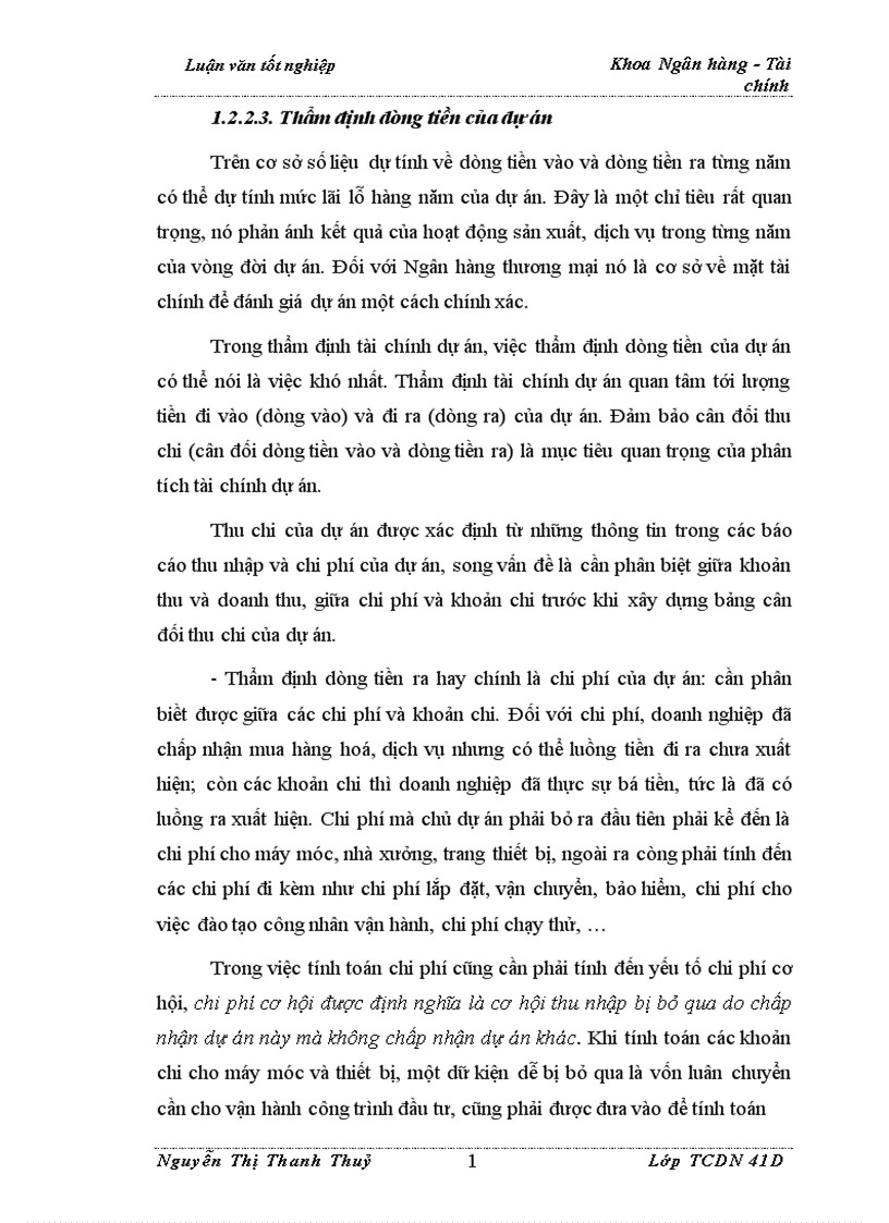 image for page Nâng cao chất lượng thẩm định tài chính dự án trong hoạt động cho vay tại Ngân Hàng Ngoại Thương Việt Nam 1