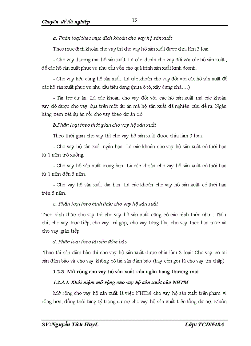 image for page Mở rộng cho vay hộ sản xuất tại ngân hàng nông nghiệp và Phát triển nông thôn Việt Nam chi nhánh Hòa Lạc 1