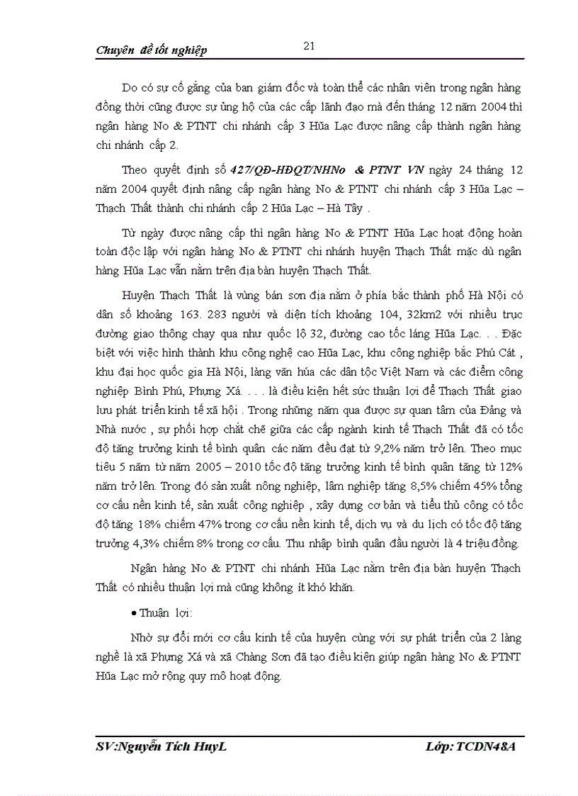 image for page Mở rộng cho vay hộ sản xuất tại ngân hàng nông nghiệp và Phát triển nông thôn Việt Nam chi nhánh Hòa Lạc 1