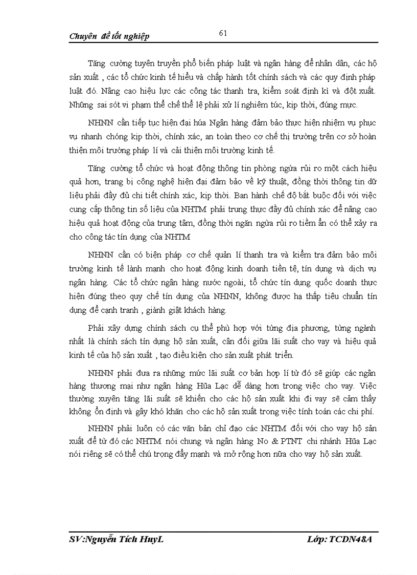 image for page Mở rộng cho vay hộ sản xuất tại ngân hàng nông nghiệp và Phát triển nông thôn Việt Nam chi nhánh Hòa Lạc 1
