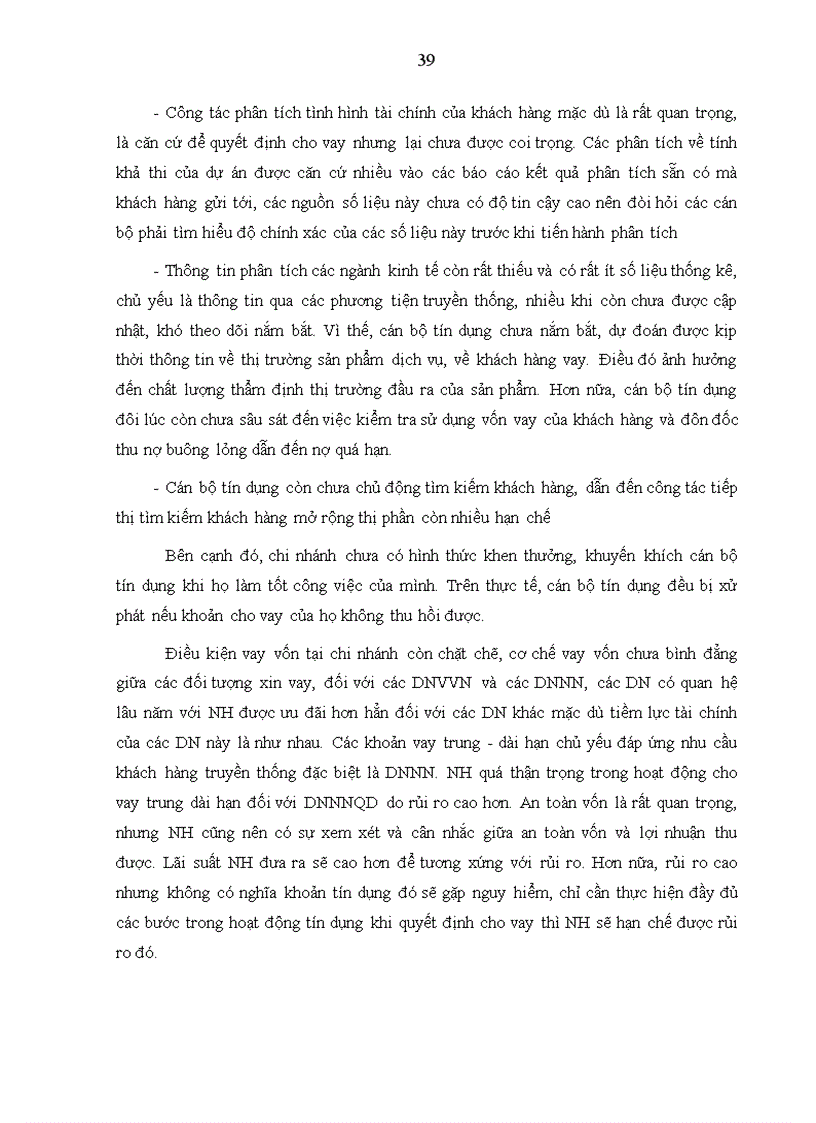 image for page Giải pháp nâng cao chất lượng tín dụng NH đối với các DNVVN tại NHNo PTNT chi nhánh Thăng Long