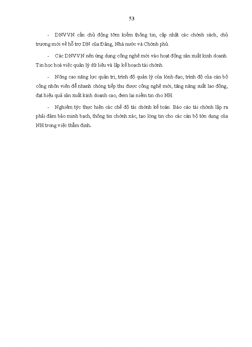 image for page Giải pháp nâng cao chất lượng tín dụng NH đối với các DNVVN tại NHNo PTNT chi nhánh Thăng Long
