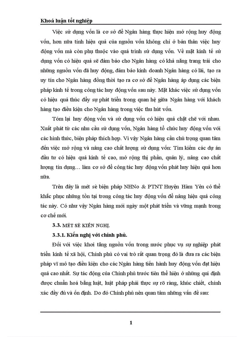 image for page Một số giải pháp nhằm nâng cao hiệu quả công tác huy động vốn tại NHNo PTNT Huyện Hàm Yên Tỉnh Tuyên Quang 1