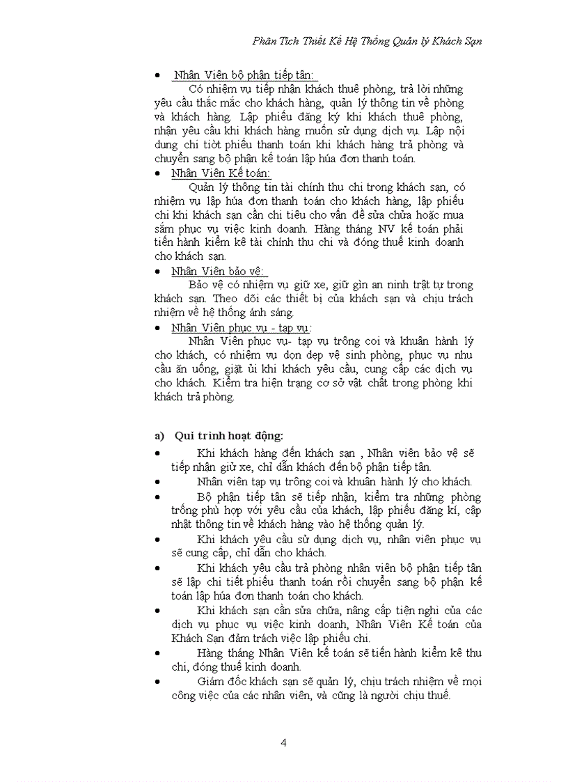 image for page Phân tích thiết kế hệ thống quản lí khách sạn 1