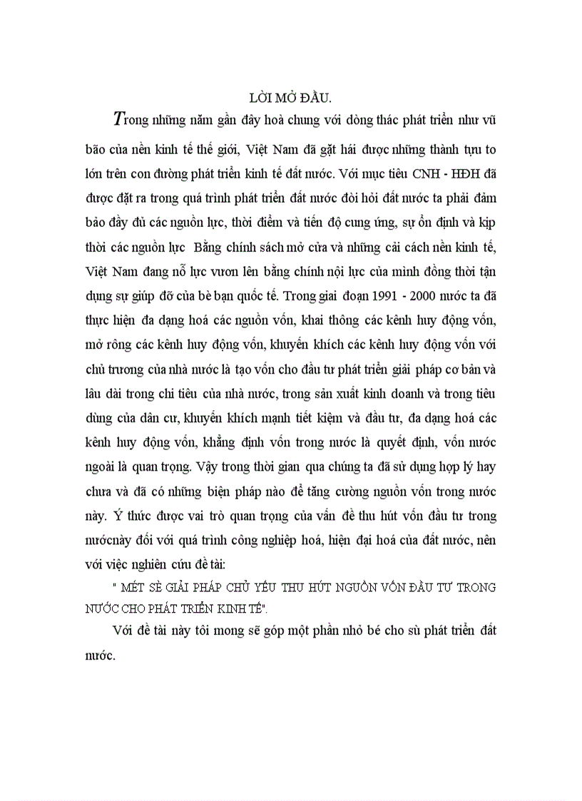 image for page Một số giải pháp chủ yếu thu hút nguồn vốn đầu tư trong nước cho phát triển kinh tế 1