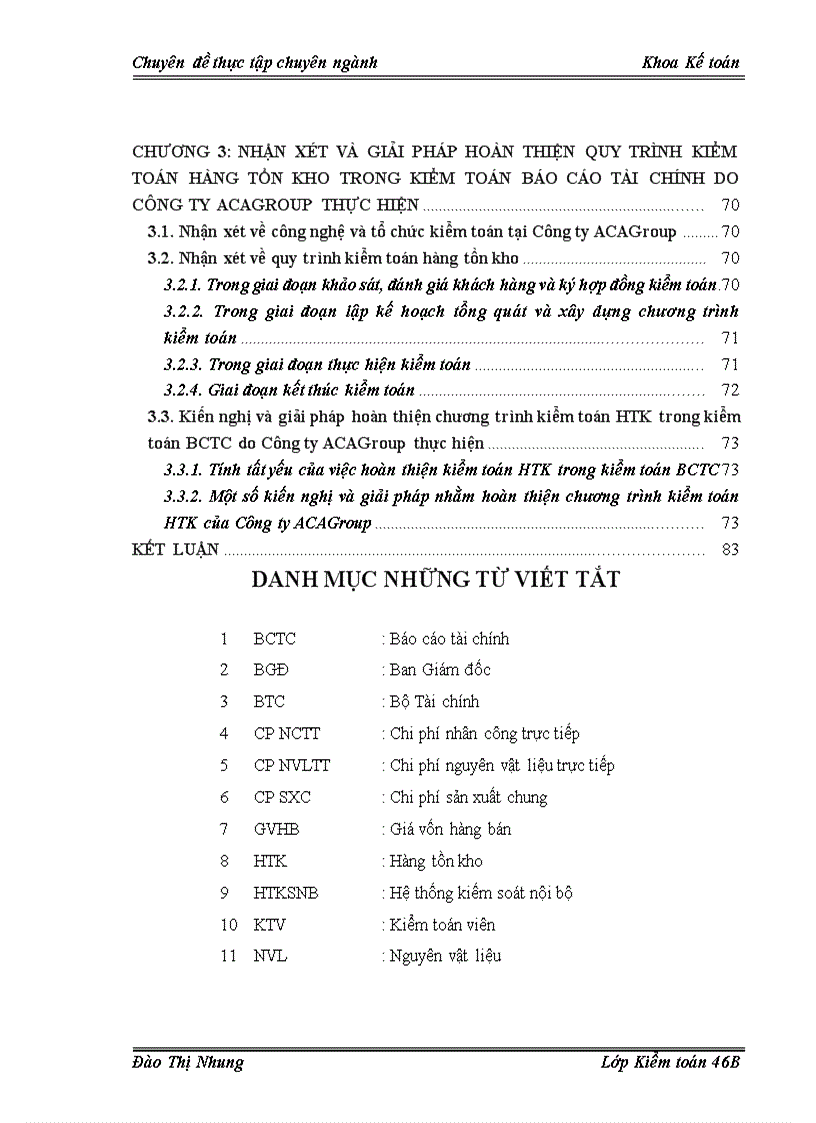 image for page Hoàn thiện kiểm toán chu trình hàng tồn kho trong kiểm toán Báo cáo Tài chính do Công ty Kiểm toán và Tư vấn Tài chính ACAGroup thực hiện 1