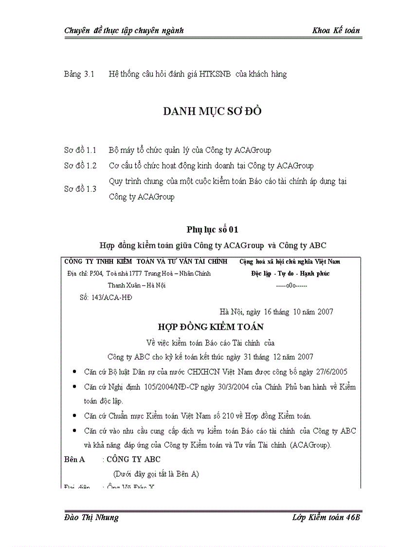 image for page Hoàn thiện kiểm toán chu trình hàng tồn kho trong kiểm toán Báo cáo Tài chính do Công ty Kiểm toán và Tư vấn Tài chính ACAGroup thực hiện 1