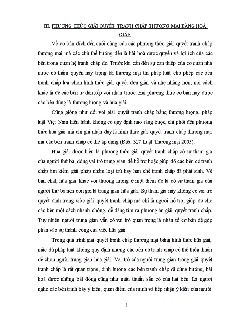 image for page Các phương thức giải quyết tranh chấp thương mại