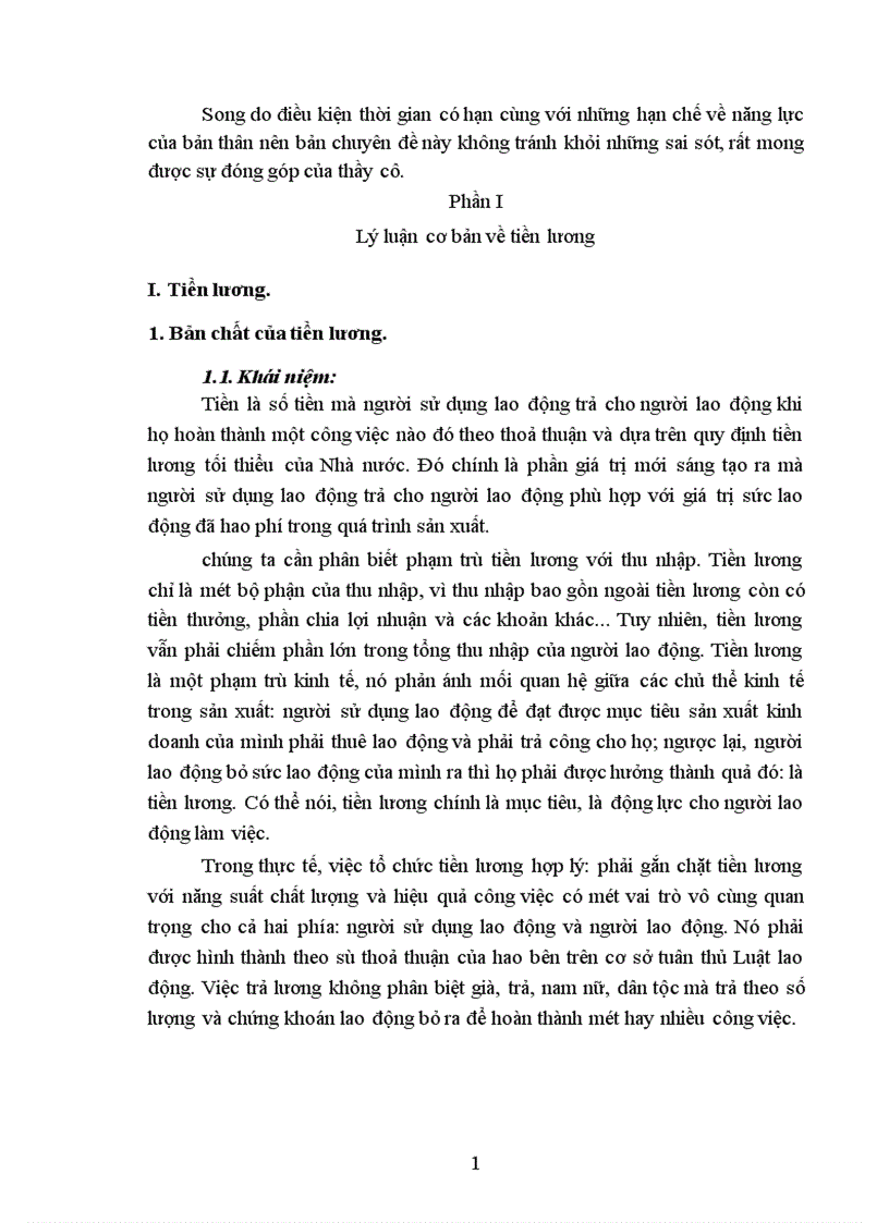 image for page Một số kiến nghị góp phần hoàn thiện công tác tiền lương của Xí nghiệp may đo X19 Bộ quốc phòng 1